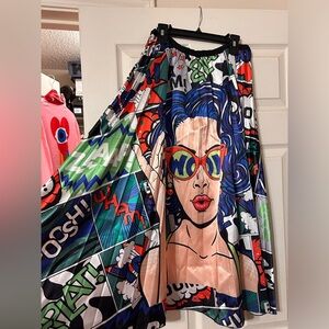 Comic book skirt
